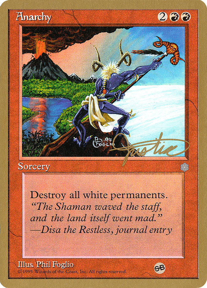 Anarchy (Mark Justice) (SB) [Pro Tour Collector Set] | Gate City Games LLC