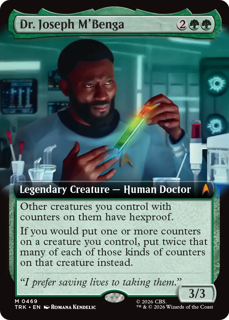 Dr. Joseph M'Benga (Extended Art) [Star Trek] | Gate City Games LLC