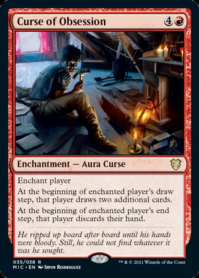 Curse of Obsession [Innistrad: Midnight Hunt Commander] | Gate City Games LLC