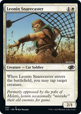Leonin Snarecaster [Jumpstart 2022] | Gate City Games LLC