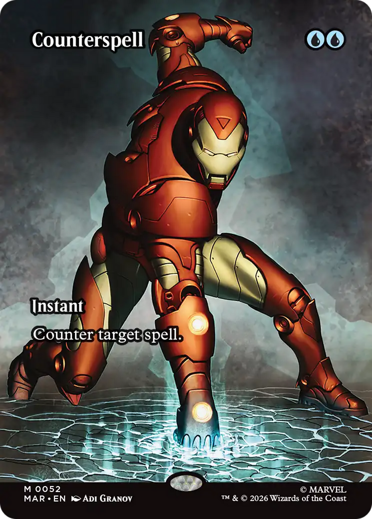 Counterspell (Borderless) (0052) [Marvel Universe: Eternal-Legal] | Gate City Games LLC