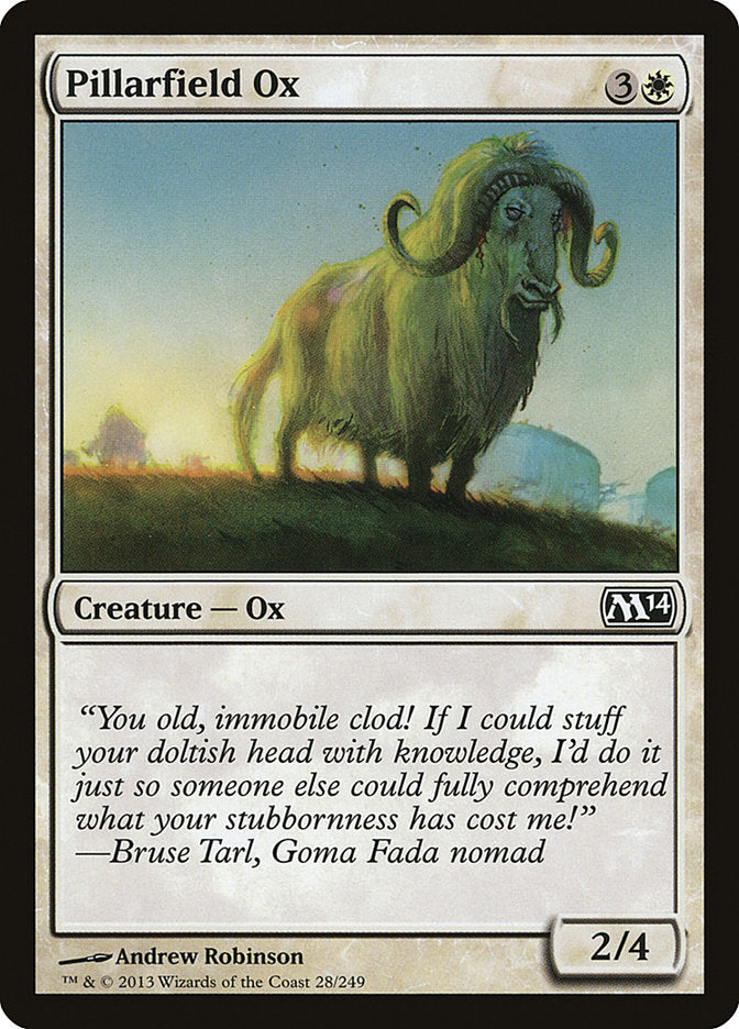 Pillarfield Ox [Magic 2014] | Gate City Games LLC
