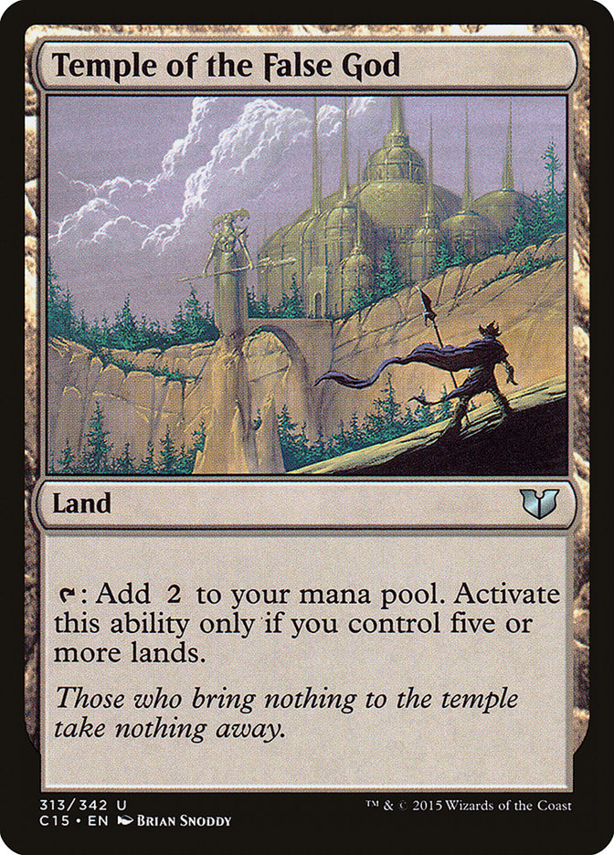 Temple of the False God [Commander 2015] | Gate City Games LLC
