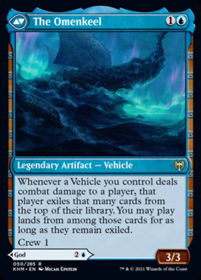 Cosima, God of the Voyage // The Omenkeel [Kaldheim] | Gate City Games LLC