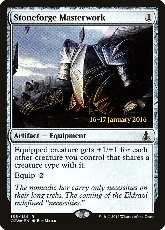 Stoneforge Masterwork [Oath of the Gatewatch Prerelease Promos] | Gate City Games LLC