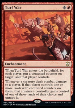 Turf War (Promo Pack) [Streets of New Capenna Commander Promos] | Gate City Games LLC