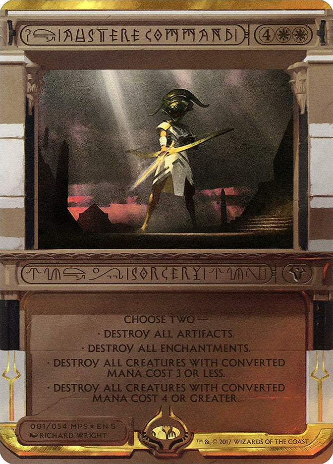 Austere Command (Invocation) [Amonkhet Invocations] | Gate City Games LLC