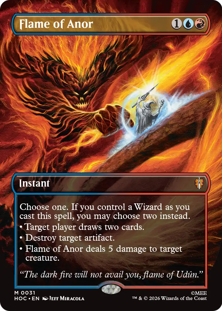 Flame of Anor (Borderless) [The Hobbit: Eternal-Legal] | Gate City Games LLC