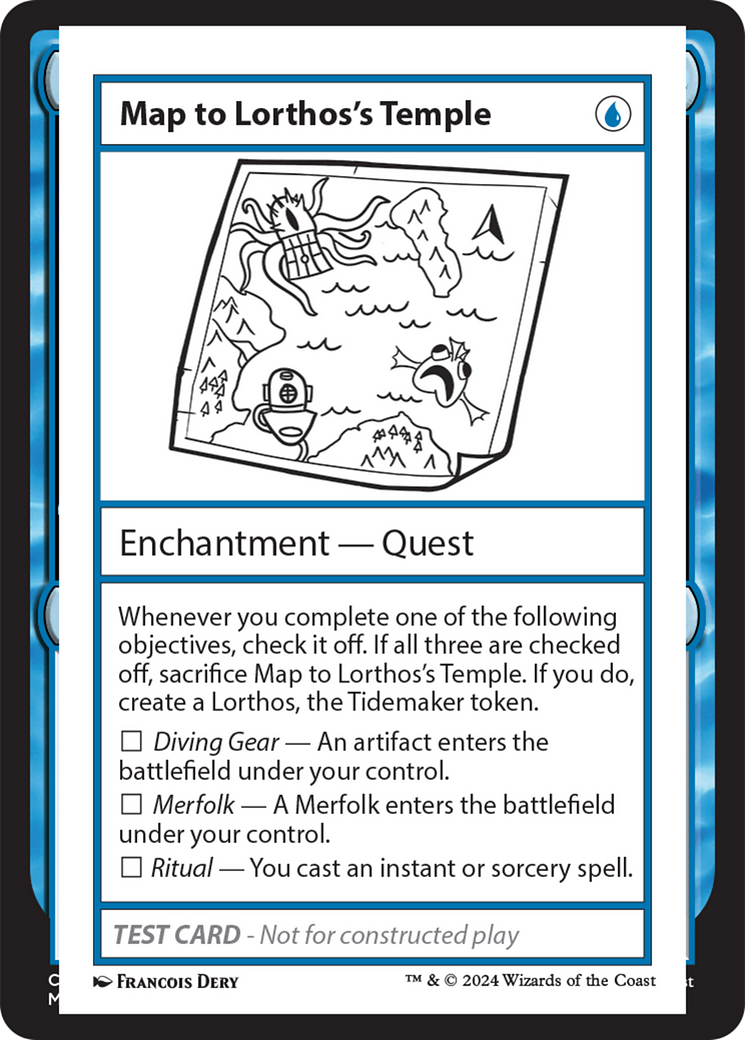 Map to Lorthos's Temple [Mystery Booster 2 Playtest Cards] | Gate City Games LLC