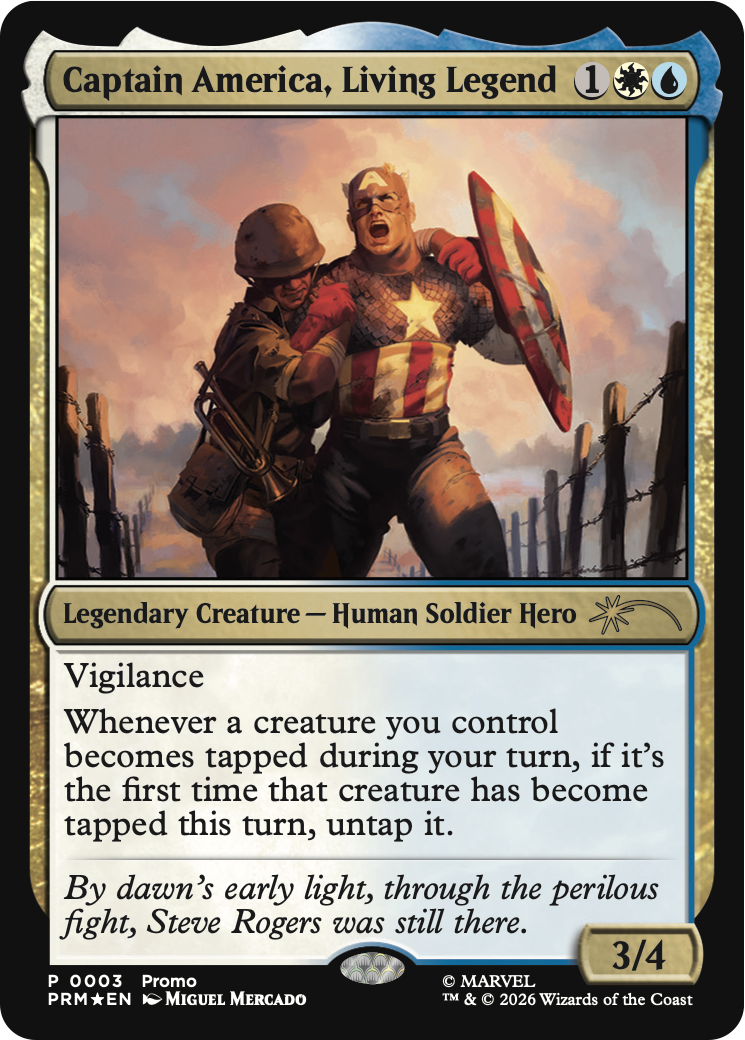 Captain America, Living Legend [Media Promos] | Gate City Games LLC