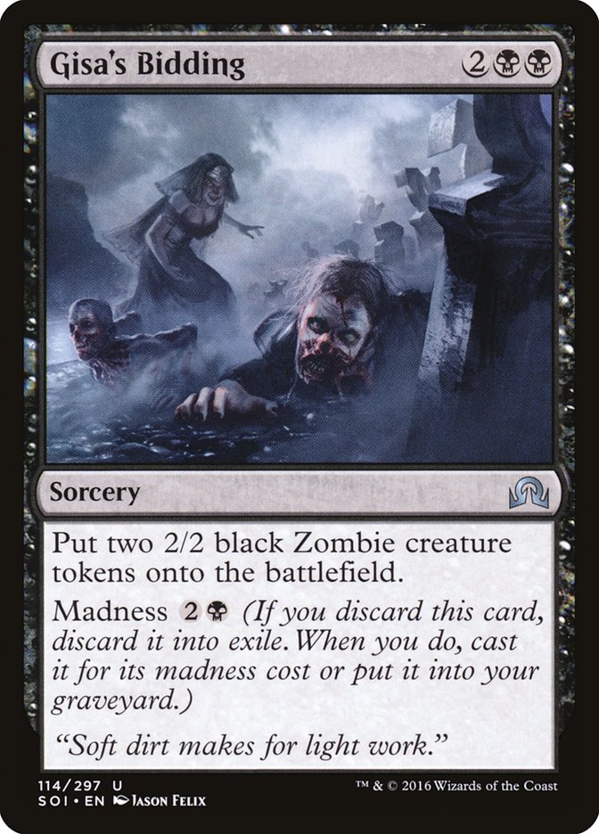 Gisa's Bidding [Shadows over Innistrad] | Gate City Games LLC