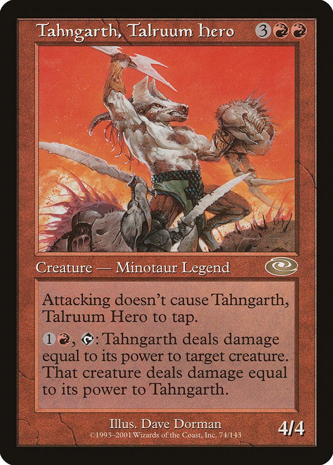 Tahngarth, Talruum Hero (Dave Dorman) [Planeshift] | Gate City Games LLC