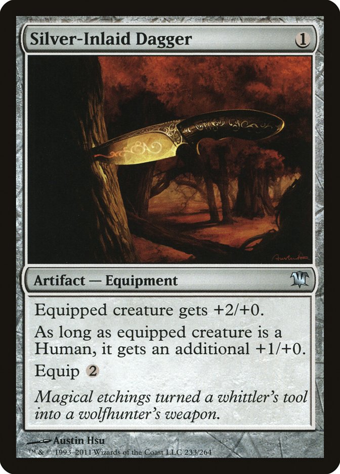 Silver-Inlaid Dagger [Innistrad] | Gate City Games LLC
