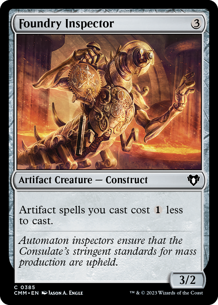 Foundry Inspector [Commander Masters] | Gate City Games LLC