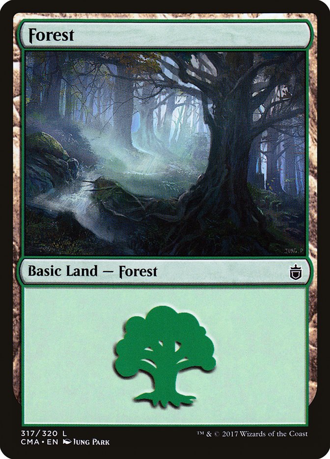 Forest (317) [Commander Anthology] | Gate City Games LLC