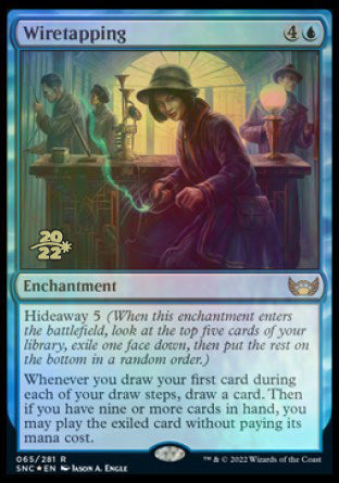 Wiretapping [Streets of New Capenna Prerelease Promos] | Gate City Games LLC