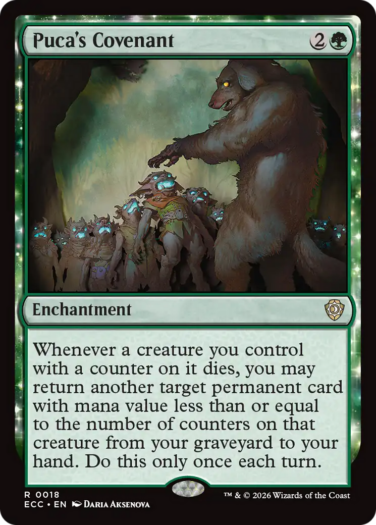 Puca's Covenant [Lorwyn Eclipsed Commander] | Gate City Games LLC