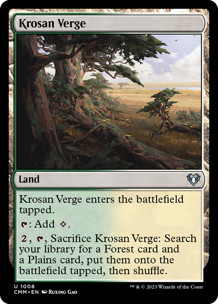 Krosan Verge [Commander Masters] | Gate City Games LLC