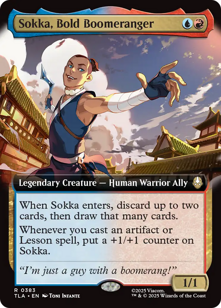 Sokka, Bold Boomeranger (Extended Art) [Avatar: The Last Airbender] | Gate City Games LLC