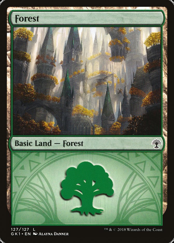 Forest (127) [Guilds of Ravnica Guild Kit] | Gate City Games LLC