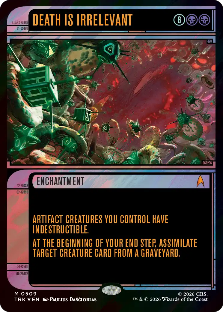 Death Is Irrelevant (Showcase) (Surge Foil) [Star Trek] | Gate City Games LLC