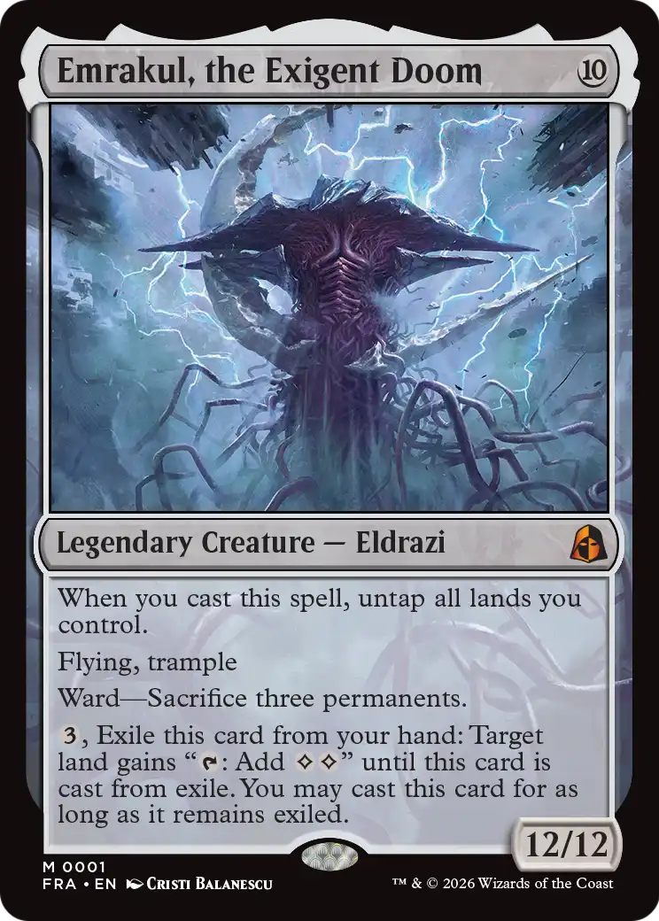 Emrakul, the Exigent Doom [Reality Fracture] | Gate City Games LLC