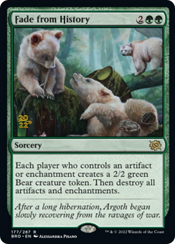 Fade from History [The Brothers' War Prerelease Promos] | Gate City Games LLC