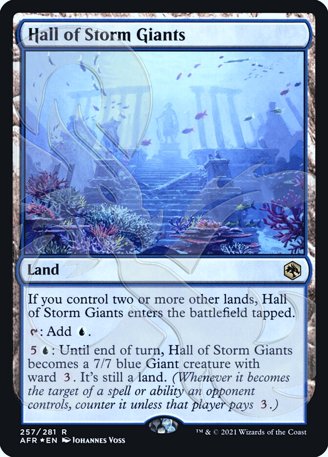 Hall of Storm Giants (Ampersand Promo) [Dungeons & Dragons: Adventures in the Forgotten Realms Promos] | Gate City Games LLC