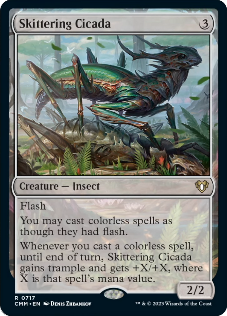 Skittering Cicada [Commander Masters] | Gate City Games LLC