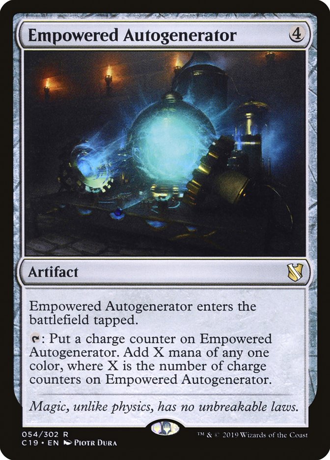 Empowered Autogenerator [Commander 2019] | Gate City Games LLC