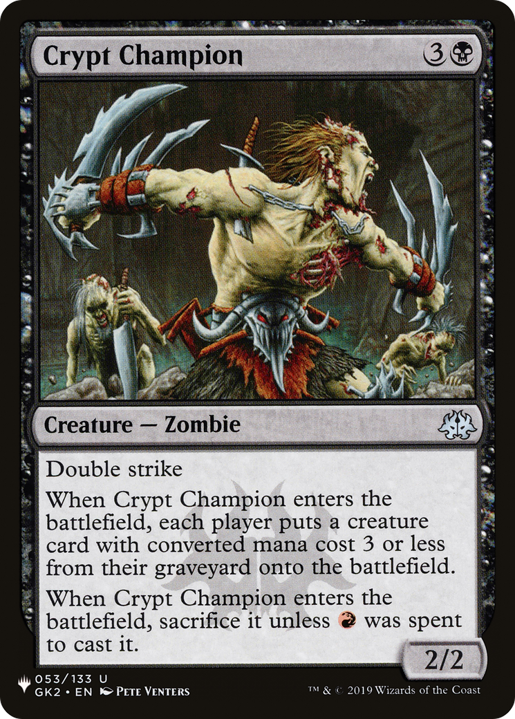 Crypt Champion [The List] | Gate City Games LLC