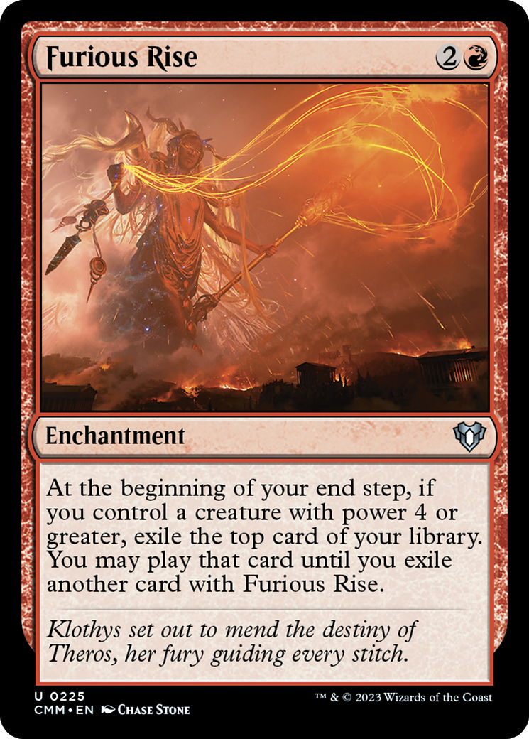 Furious Rise [Commander Masters] | Gate City Games LLC