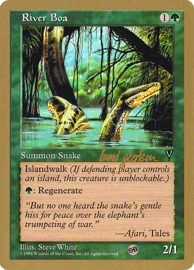 River Boa (Svend Geertsen) (SB) [World Championship Decks 1997] | Gate City Games LLC