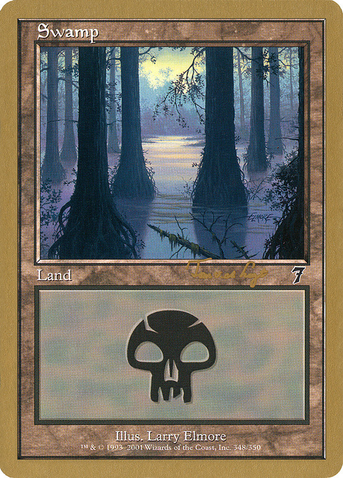 Swamp (tvdl348) (Tom van de Logt) [World Championship Decks 2001] | Gate City Games LLC