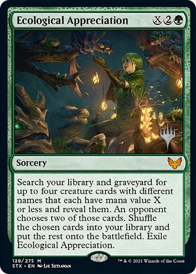 Ecological Appreciation (Promo Pack) [Strixhaven: School of Mages Promos] | Gate City Games LLC