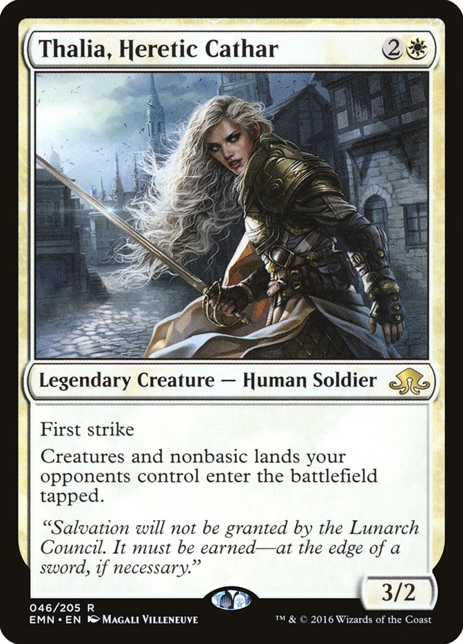 Thalia, Heretic Cathar [Eldritch Moon] | Gate City Games LLC