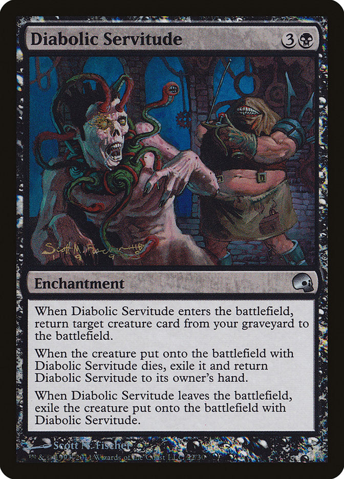 Diabolic Servitude [Premium Deck Series: Graveborn] | Gate City Games LLC