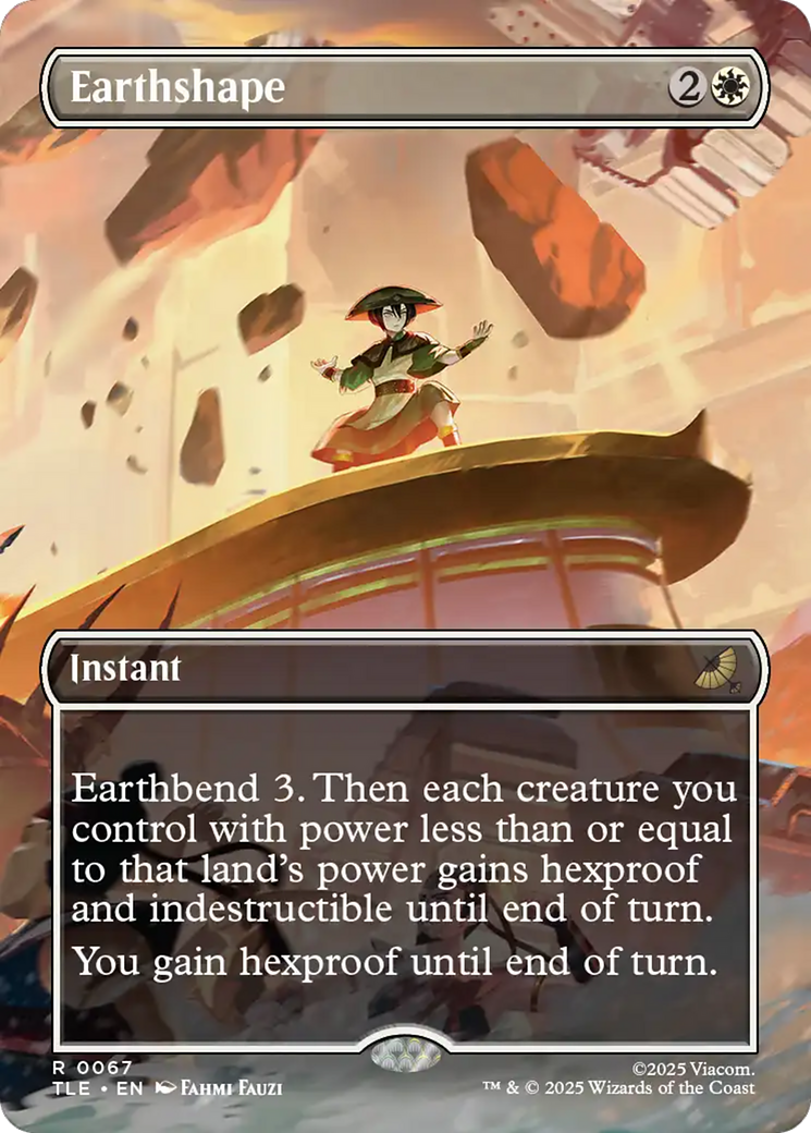 Earthshape (Borderless) [Avatar: The Last Airbender: Eternal-Legal] | Gate City Games LLC