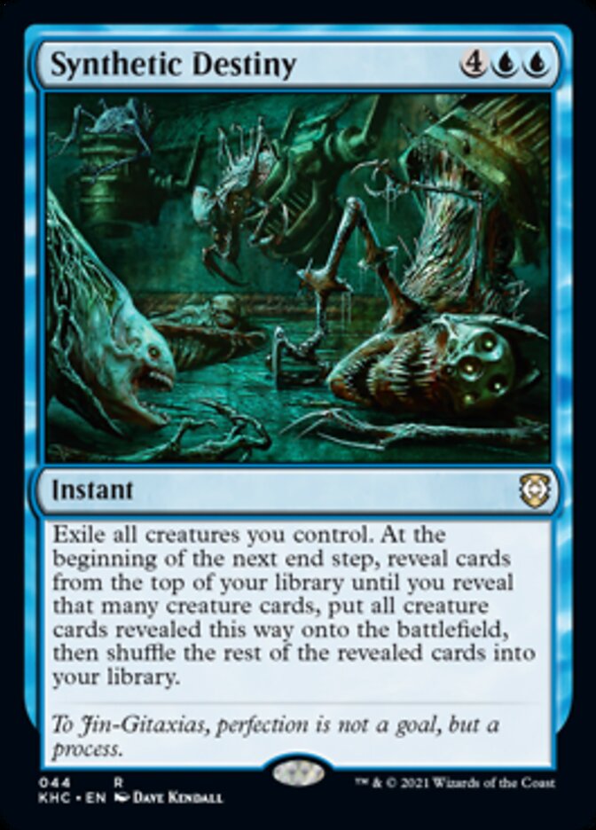 Synthetic Destiny [Kaldheim Commander] | Gate City Games LLC