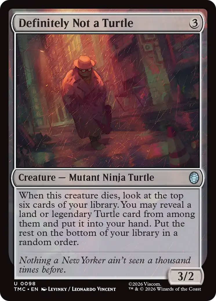 Definitely Not a Turtle [Teenage Mutant Ninja Turtles Commander] | Gate City Games LLC