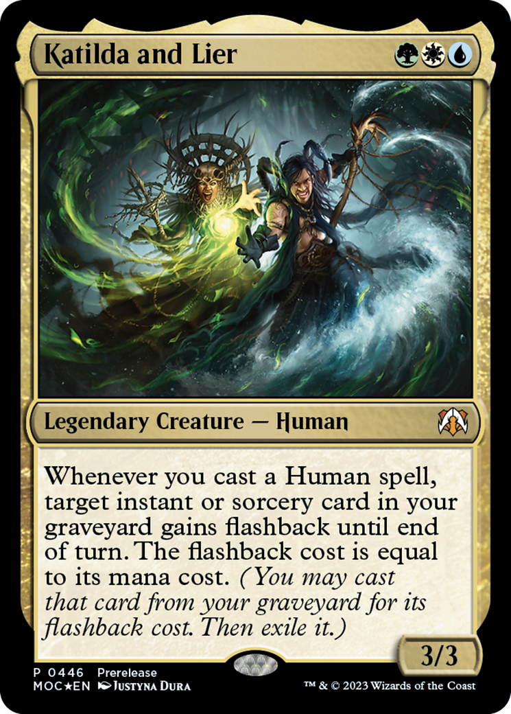 Katilda and Lier [March of the Machine Commander Prerelease Promos] | Gate City Games LLC