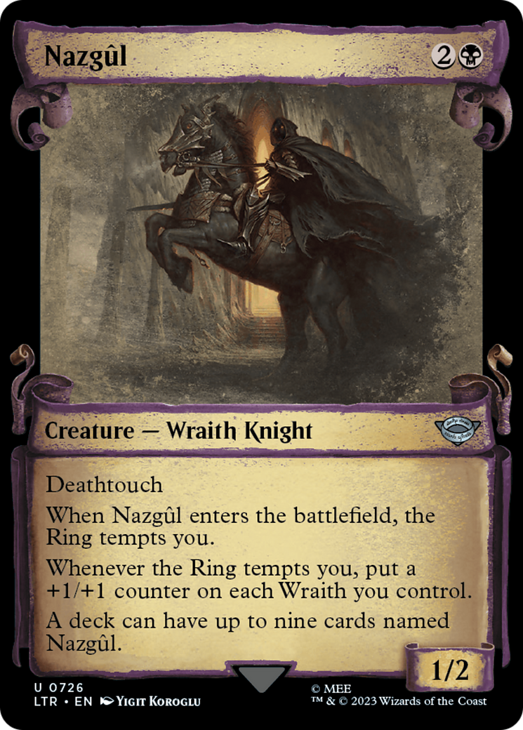 Nazgul (0726) [The Lord of the Rings: Tales of Middle-Earth Showcase Scrolls] | Gate City Games LLC
