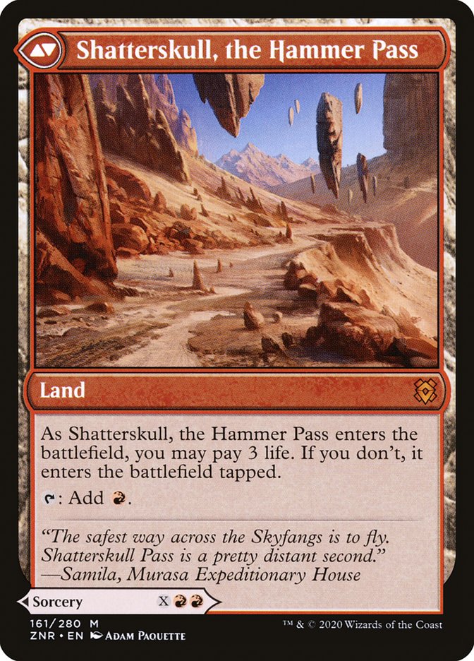 Shatterskull Smashing // Shatterskull, the Hammer Pass [Zendikar Rising] | Gate City Games LLC