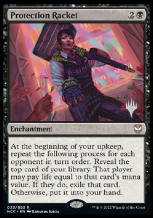 Protection Racket (Promo Pack) [Streets of New Capenna Commander Promos] | Gate City Games LLC