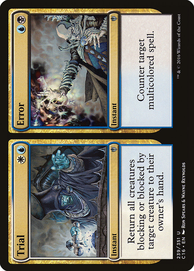 Trial // Error [Commander 2016] | Gate City Games LLC