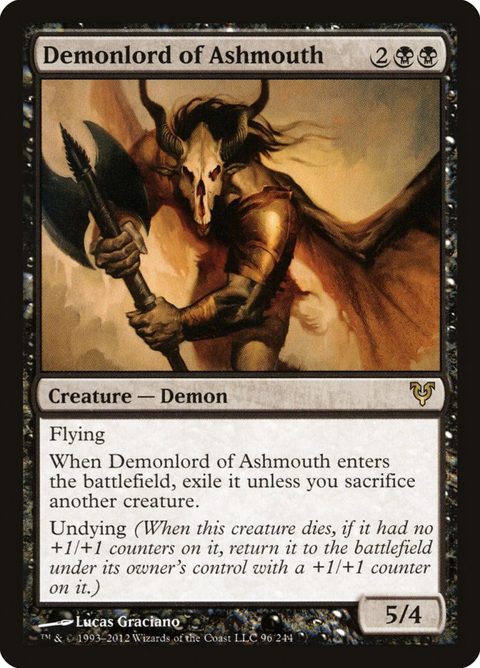 Demonlord of Ashmouth [Avacyn Restored] | Gate City Games LLC