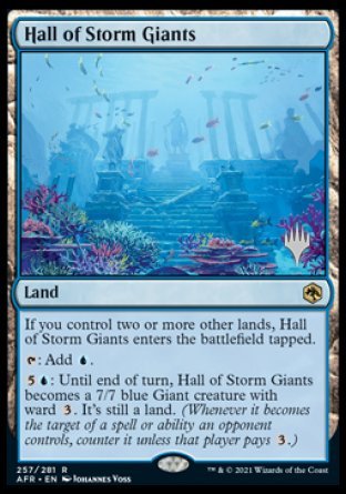 Hall of Storm Giants (Promo Pack) [Dungeons & Dragons: Adventures in the Forgotten Realms Promos] | Gate City Games LLC