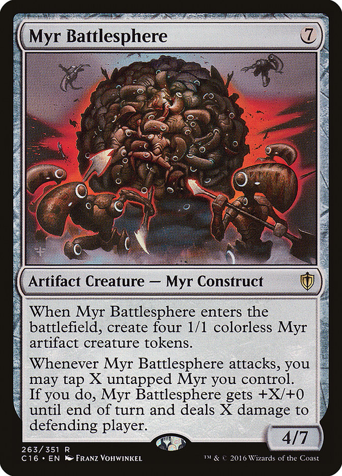 Myr Battlesphere [Commander 2016] | Gate City Games LLC