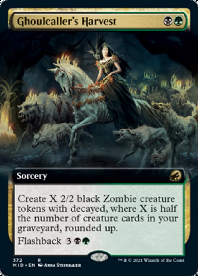 Ghoulcaller's Harvest (Extended Art) [Innistrad: Midnight Hunt] | Gate City Games LLC