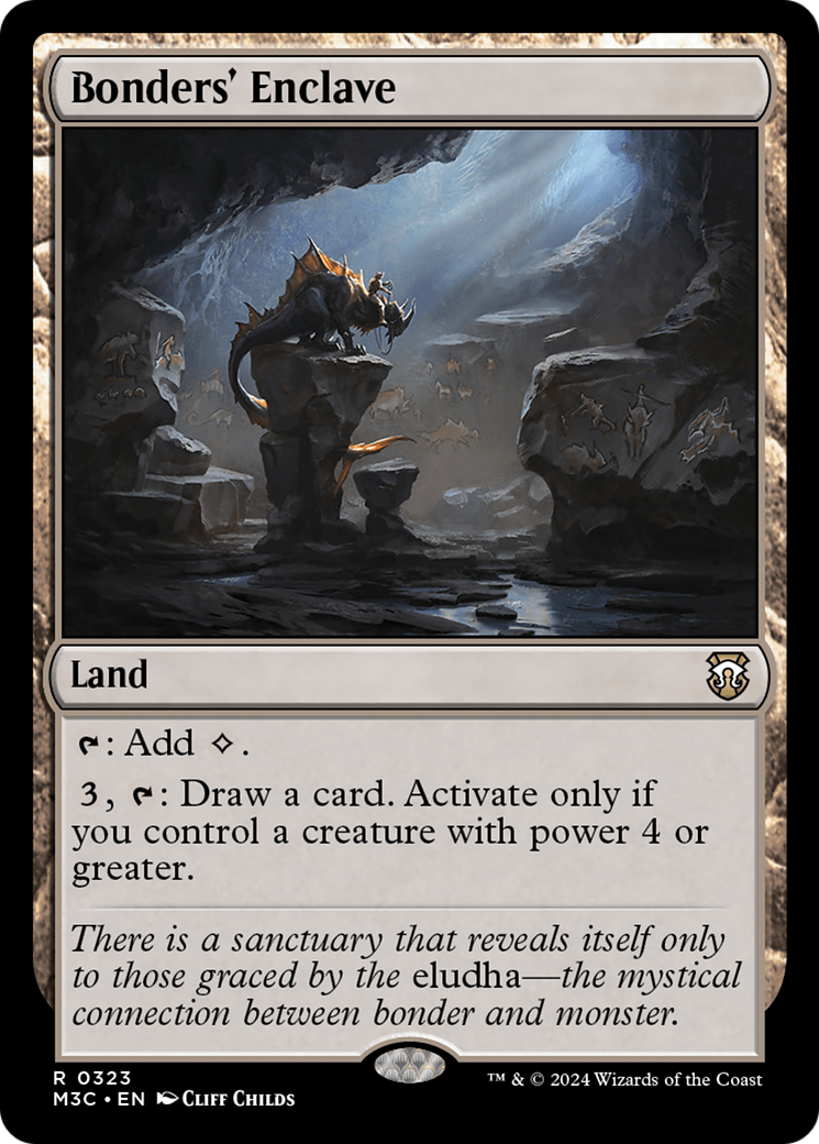 Bonders' Enclave (Ripple Foil) [Modern Horizons 3 Commander] | Gate City Games LLC